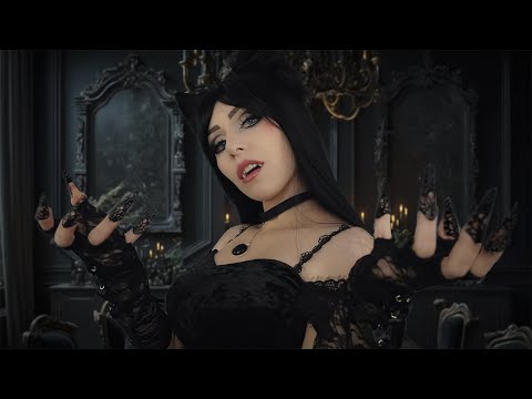 ASMR Goth girl | Let me hypnotize you adventurer! Meow!