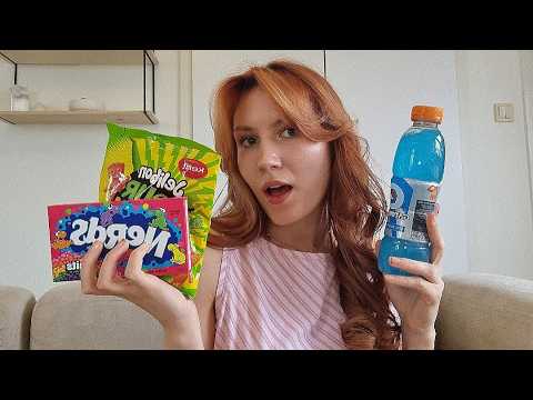 ASMR trying American snacks!