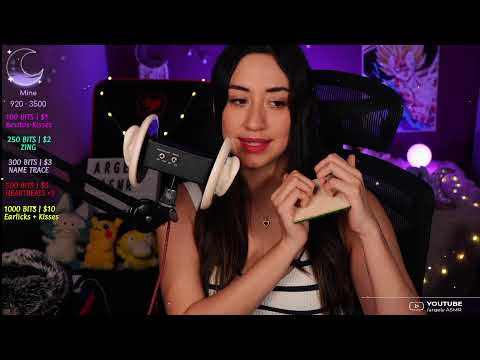 🌙VAMOS A DORMIR ASMR EN VIVO/LIVE 🌙!zing !tip !cofres !earlicking