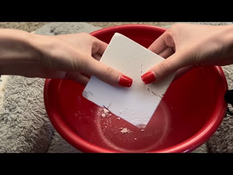 ASMR SATISFYING Gym chalk Crushing