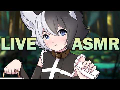 🌲 Live ASMR | Cozy Femboy Keeps You Warm in a Forest Cabin 🔥