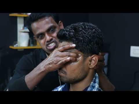 Hard Working Barber Doing High Pressure Head Massage And Back Body Massage ASMR | Neck Cracking ASMR