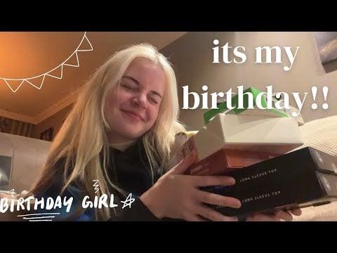 asmr | birthday haul + triggers!!