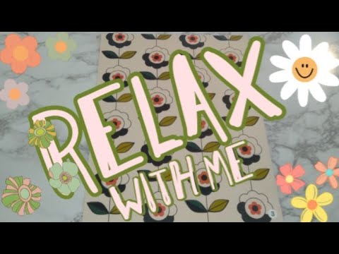 LO-FI ASMR VISUAL & SOUND TRIGGERS: 💐 FLOWERS 🌼 STICKER PUZZLE #139