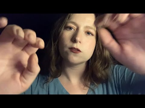 ASMR Reiki | Relaxing Hand Movements + Crystal Healing + Plucking + Positive Affirmations for Sleep