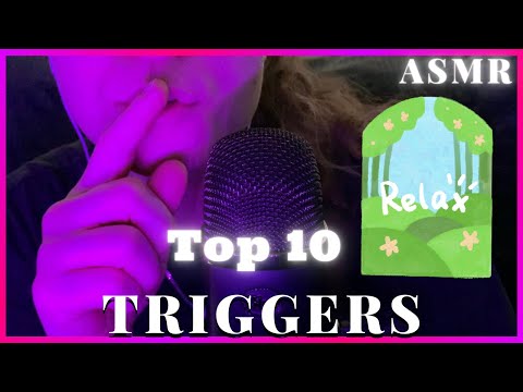 ASMR - Top 10 TRIGGERS✨ (For a Peaceful Sleep)