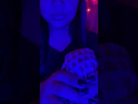 ASMR Beeswax Wrap Squeezing and Tapping #shorts #asmr