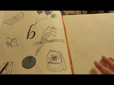 Rambling away, showing you my doodles || WhisperingLife ASMR