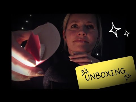 #asmr UNBOXING ASMR biotyfull box  TAPPING Sticky fingers