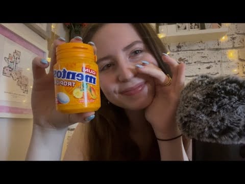 ASMR | Gum Chewing 🍬 (cupped mouth sounds and rambles)