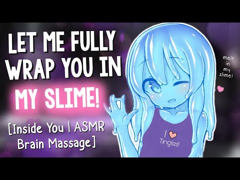 Slime Girlfriends Gooey Tingle SPA! 🩵 [Inside you | Ear Cleaning & Brain Massage | Binaural ASMR RP]