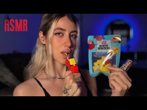 Asmr| eating sounds 🍡🤍