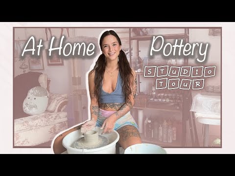 At Home Pottery Studio Tour