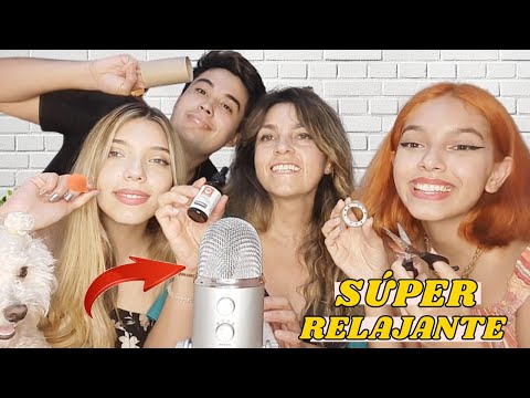 ASMR - SONIDOS PEDIDOS POR USTEDES!! SÚPER COSQUILLOSO ft. MI MAMÁ, HERMANA Y CUÑADO - BLUE YETI