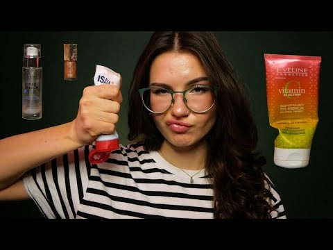 ASMR 💜 polecajki i anty-polecajki kosmetyczne, czyli wielki projekt denko (tapping, scratching)