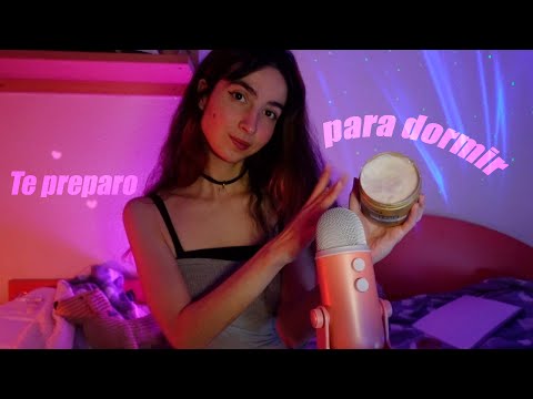 ASMR ❤️ Te CUIDO y preparo En TU CAMITA para  DORMIR