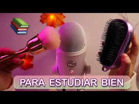 📒 ASMR para Estudiar y Concentrarse 100% (chimenea de fondo, triggers)