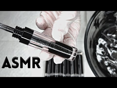 [ASMR] Making BLACK Lip Gloss | Small Business