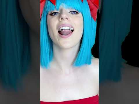 Full vid on channel!😛 #asmr #bulma Toothpaste Foaming Tongue Fluttering #dbz #asmrroleplay #cosplay