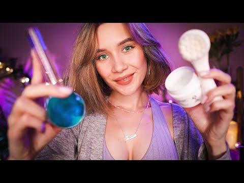 🔥 АСМР СПА РАССЛАБЛЕНИЕ ПЕРЕД СНОМ 🤤 Осмотр Кожи, Уход, Забота, Массаж asmr spa sleep care