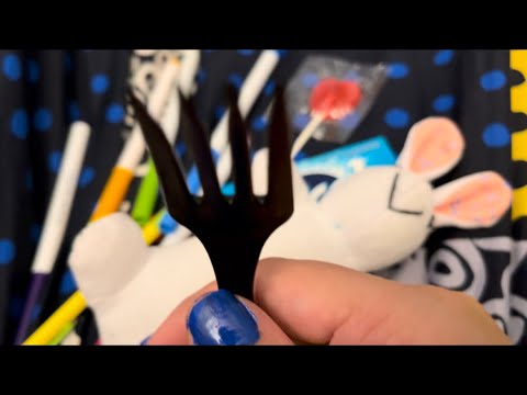 ASMR Camera Touching/Items on Camera + Camera tapping whispering
