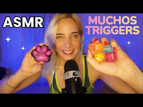 ASMR TE DUERMO RÁPIDO 😴 Muchos Triggers + Visuales Relajantes 