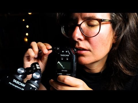 ASMR Extremely Tingly Mouth Sounds and Tapping Tascam vs. Tascam (no talking) 3 Hours+