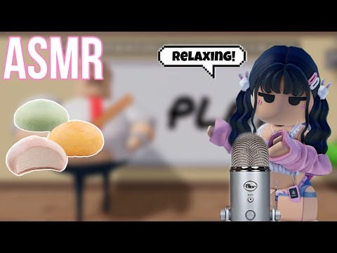 ROBLOX ASMR 🌟 Eating Mochi Ice-Cream 🍡૮₍ ˃ ⤙ ˂ ₎ა