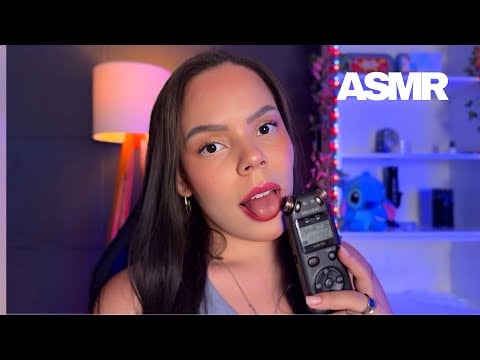 ASMR 1 HORA SONS DE BOCA, Cliques de Língua, Estalos… (Tascam)