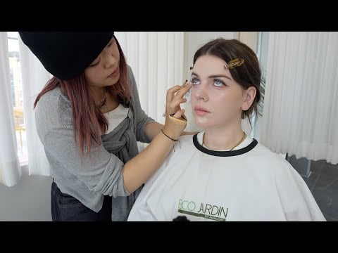 ASMR | maquillage coréen par une professionnelle 💖