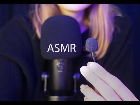 ASMR | Mic Brushing, Scratching & Tapping Big Versus Tiny Mic (No Talking)