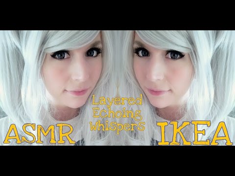 ASMR IKEA . Ear To Ear Whispers for Relaxation & Sleep . Layered & Echoing Swedish Words