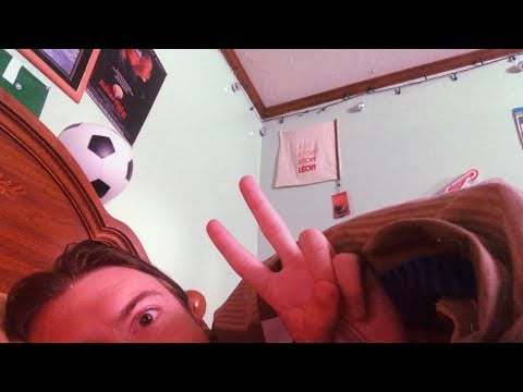[ASMR] Aggressive Lofi Lens Tapping & Scratching While I Lay In Bed | Visual ASMR Triggers