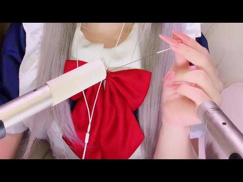 ASMR Sleep Cosplay 💕 Long Nails + Whisper Accent (Sleep Better)