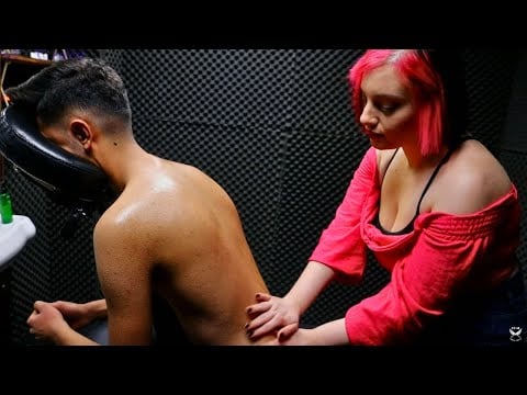 OILY BACK MASSAGE - ASMR SLEEP MASSAGE