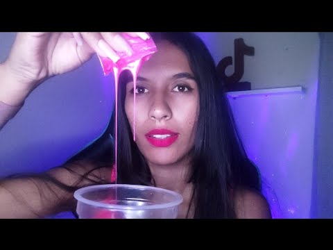 ASMR: RETOCANDO SUAS MECHAS ROSAS 💇🏻‍♀️ sons relaxantes de cremes / tesoura/ escova..