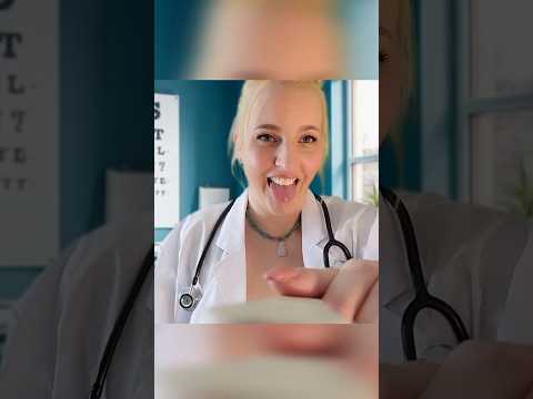 ASMR Body Exam with Dr. Calmly for a Short Check Up #short #asmrroleplay