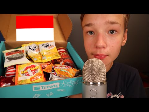 ASMR Mukbang | Trying Snacks From Indonesia🇮🇩 | Try Treats