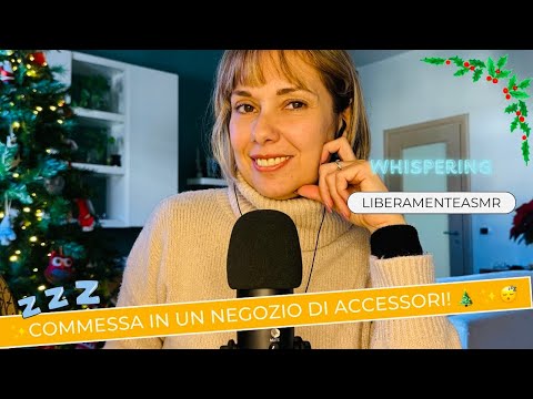 Asmr ita Intense Softspoken Roleplay✨Commessa in un negozio di accessori✨