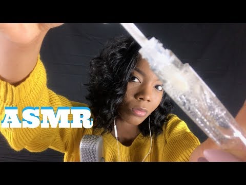 ASMR Lipgloss Tube Pumping | Sticky Sounds | Intense Tingles