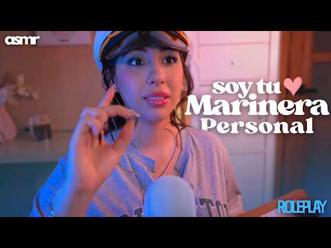 ASMR Soy Tu Marinera Personal ✨ |  Roleplay en Español 💖 |Sube a mi Barco ⚓️ (Olas, Viento, Truenos)
