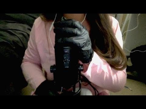 [ASMR] INTENSE latex glove massage | semi-inaudible whispering