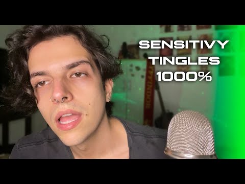 ASMR SENSIBILIDADE ABSURDA (100% tingles)