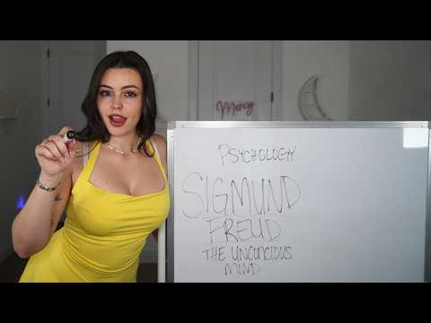 ASMR Sigmund Freud & Psychoanalysis | Soft Spoken Teacher Roleplay