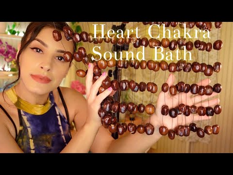 REIKI ASMR Sound Bathing Heart Chakra for Self Love & Resilience | Aura Cleanse while you SLEEP