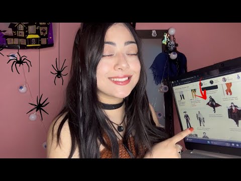 🎃 ASMR | 🖤 TU NOVIA TE AYUDA A ELEGIR TU DISFRAZ DE HALLOWEEN 🎃🖤 Maylloween 👻