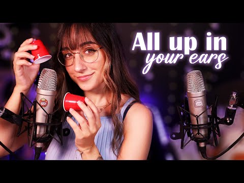 ASMR | All Up in Your Ears 💖 (Close Ear-to-Ear Whispers & Triggers)