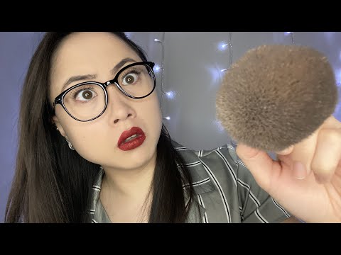 ASMR | Asian Accent | Roasting You & Doing Your Halloween Makeup | Inaudible