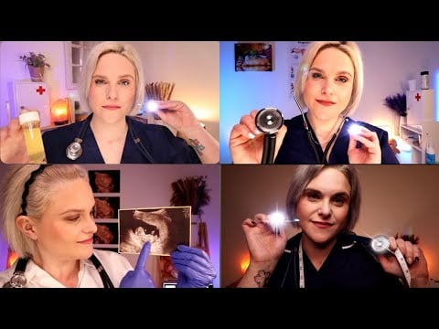 ASMR The Pregnancy Series: Doctor General Check Up, Midwife Checks & Ultrasound Scan