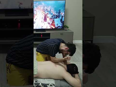 Turkish Massage That's Good for Back Muscles After Workout #satisfying #relaxing #asmr #shorts